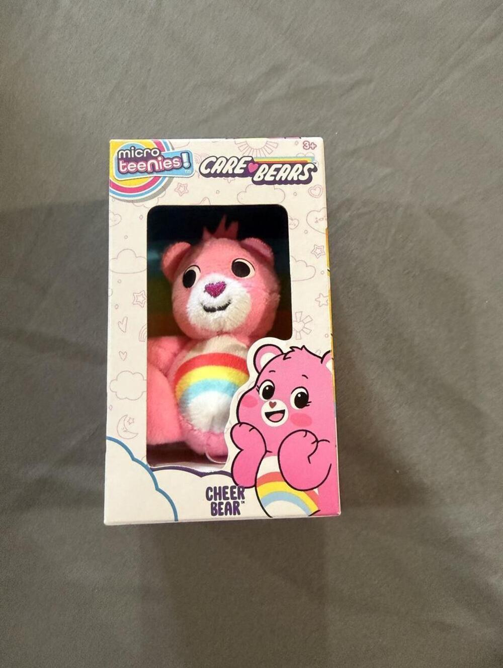 Care Bears Pink Stuffed Animal Cheer Bear Micro Teenies